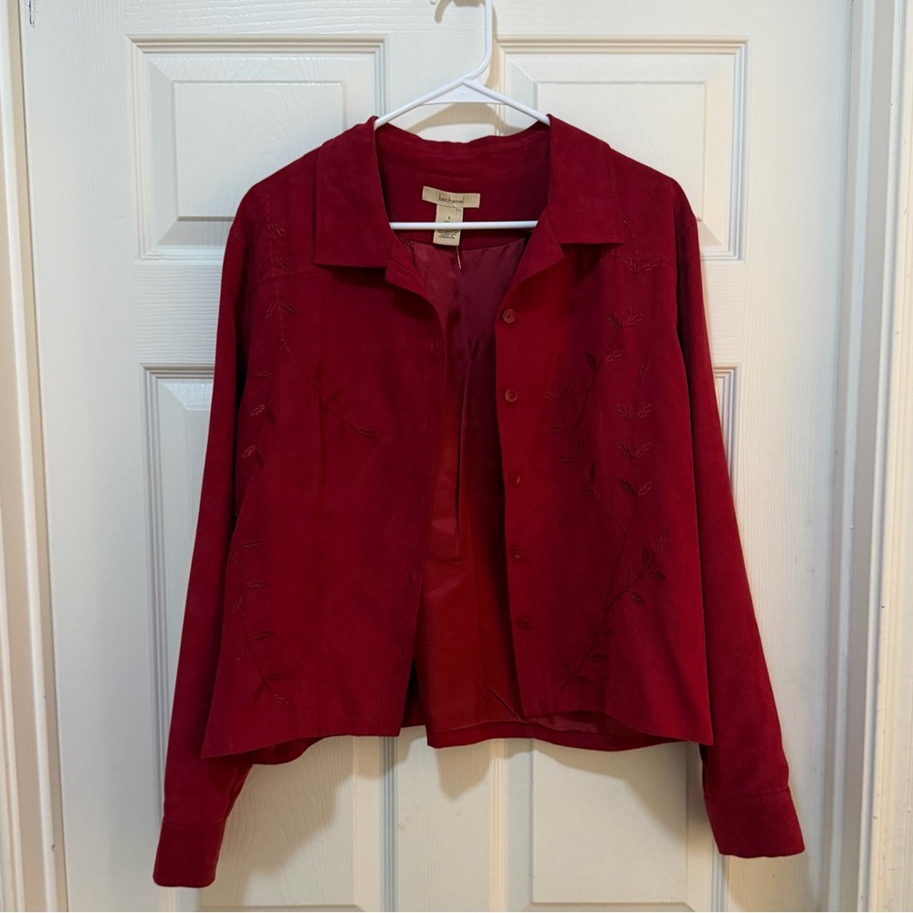 Bechamel Deep Red Button-Down Shirt - image 2